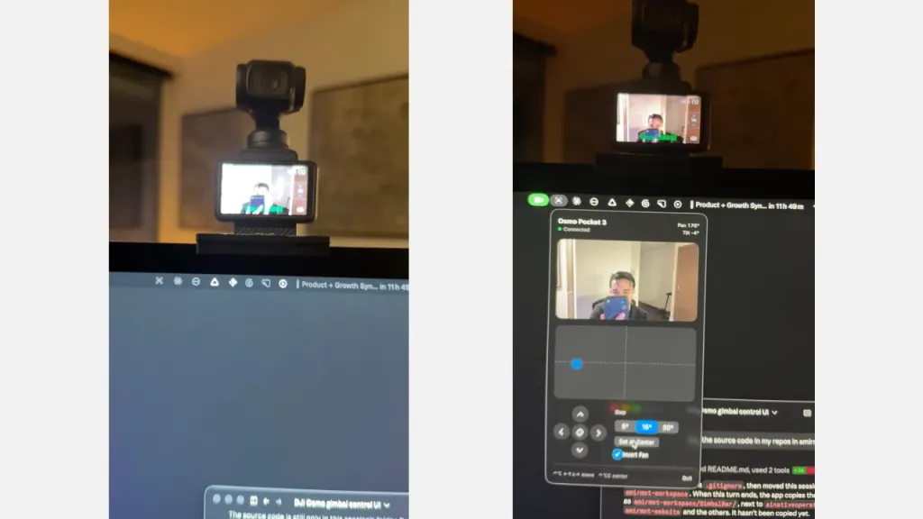 Вышла утилита для управления подвесом DJI Osmo Pocket 3 с macOS