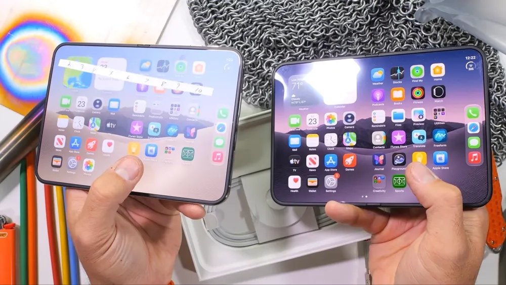iPhone Duo провалил тест на песок и сломался при изгибе