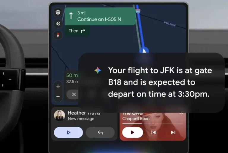 Google запустила персонализированный Gemini в Android Auto