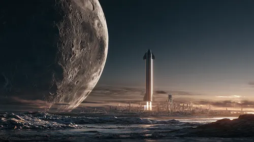 Маск: Starship позволит строить города на Луне и Марсе