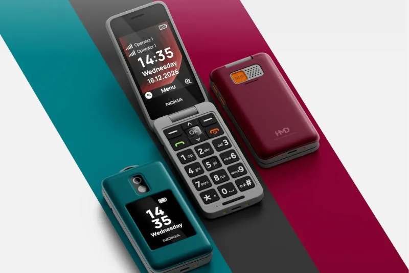 Nokia 2360 Flip получил кнопку SOS и режим «Школа»